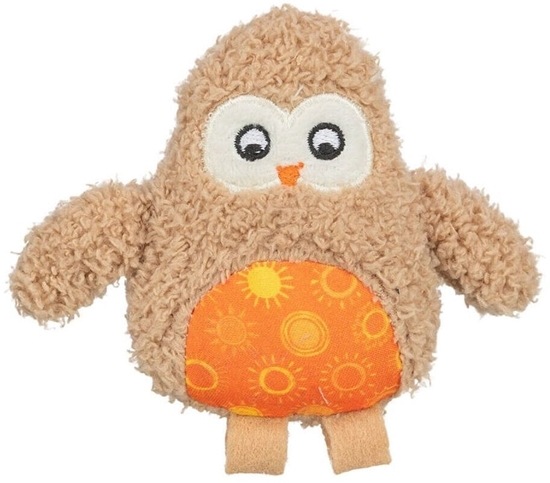 Picture of Sowa, zabawka, dla kota, plusz, 10 cm, z kocimitk