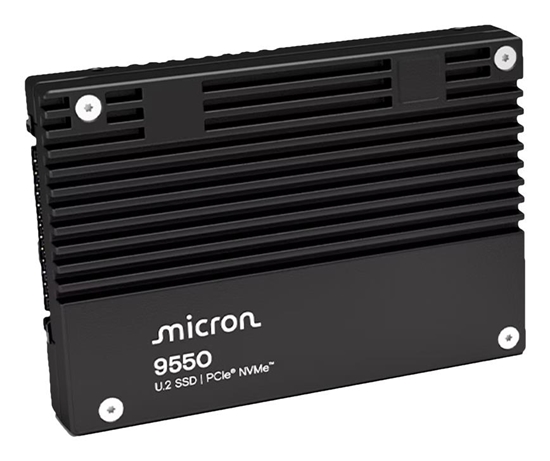 Picture of SSD|MICRON|SSD series 9550 MAX|6.4TB|NVMe|NAND flash technology 3D TLC|Write speed 10000 MBytes/sec|Read speed 14000 MBytes/sec|Form Factor U.2|TBW 35040 TB|MTFDLAL6T4THB-1BK1DABYYR