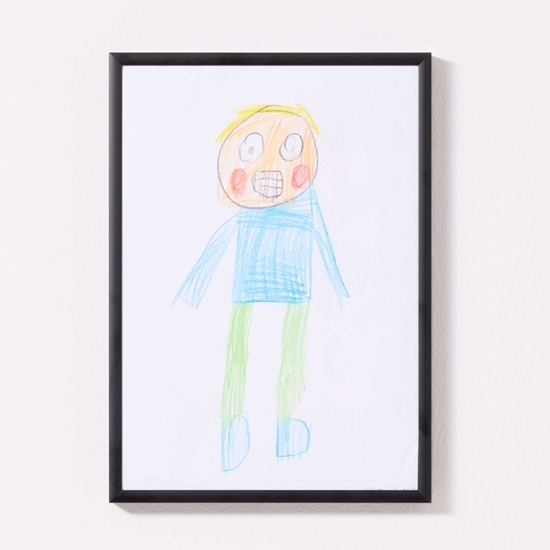 Picture of Store frame Black mat alu 21x29,7 cm A4