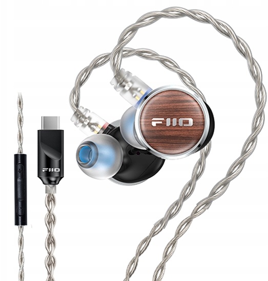 Изображение Suchawki FiiO FP3 TC - czarny orzech - Planar IEM z DAC USB-C