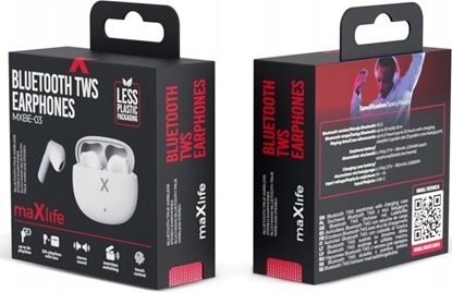 Attēls no Suchawki MaxLife  suchawki Bluetooth MXBE-03 TWS biae douszne