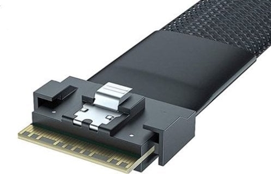 Picture of SuperMicro Supermicro Kabel Slimline x8 (STR) auf 2x Slimline x4 (STR) Kabel 60cm CBL-SAST-1261-100