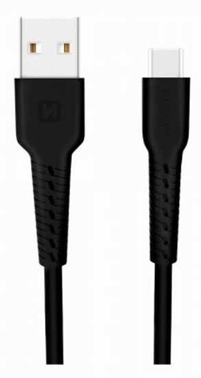 Picture of Swissten Basic Universāls Quick Charge 3.1 USB-C Datu un Uzlādes Kabelis 1m Melns