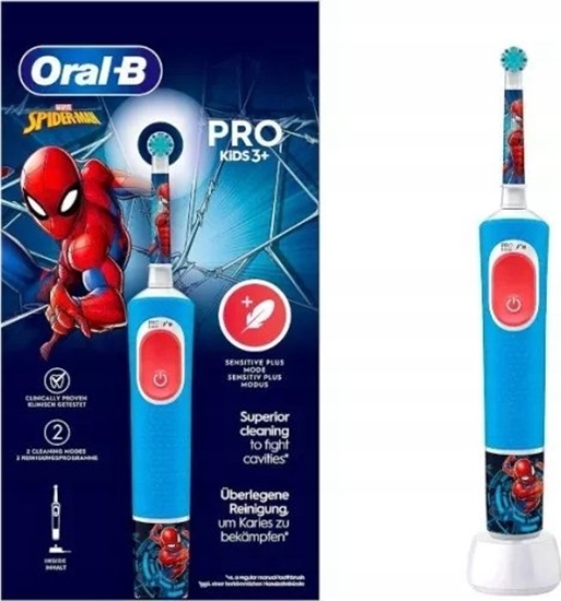 Изображение Szczoteczka Braun Vitality Pro 103 Kids Spiderman Niebieska