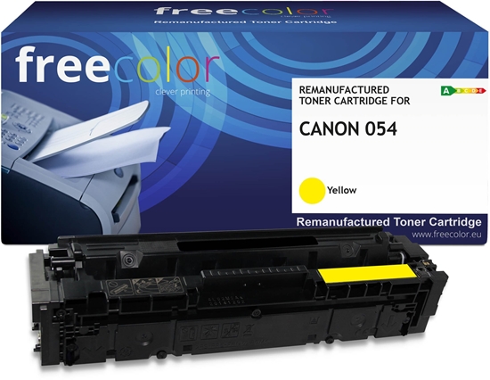 Picture of Toner Freecolor Toner Canon 054 (3021C002) yellow 1200 stron remanufactured