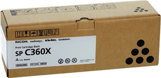 Picture of Toner Ricoh 408250 Black Orygina  (034478)