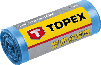 Picture of Topex Worki na odpady 240L niebieskie 10szt. (23B259)