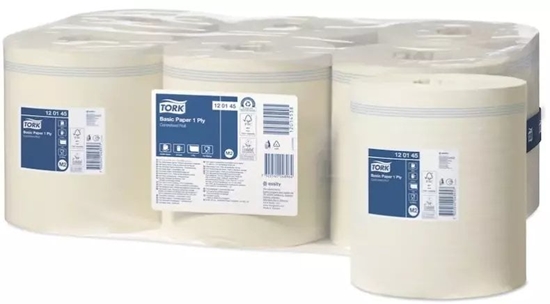 Picture of Tork Papier do osuszania m2 basic centerfeed, karton z 6 rolkami