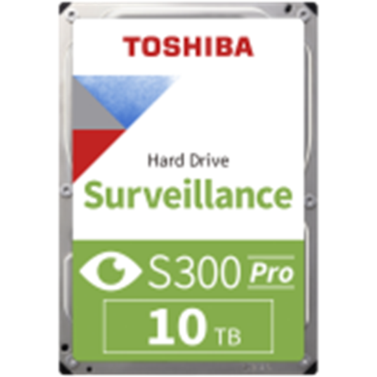 Picture of Toshiba 8.9cm (3.5") 10TB SATA3 Pro Surv. S300 7200RPM 512 intern