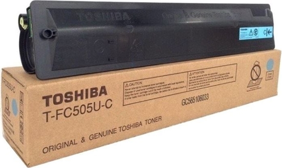 Picture of Toshiba T-FC505EC toner cartridge 1 pc(s) Original Cyan