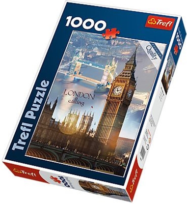 Attēls no Trefl Puzzle 1000 elementów Londyn o wicie (10395)