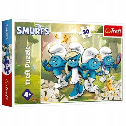 Picture of Trefl Puzzle Smerfy - Smerfne przygody 30 elementów (18317)