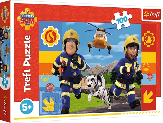 Picture of Trefl Puzzle Zawsze pomocny Straak Sam 100 elementów (16518)