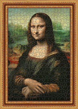 Picture of Trefl PuzzloRama Mona Lisa, Leonardo da Vinci 500 elementów (37541)