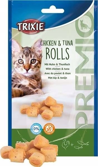 Picture of Trixie PREMIO Chicken & Tuna Roll, przysmak dla kota, kurczak i tuczyk, 50 g