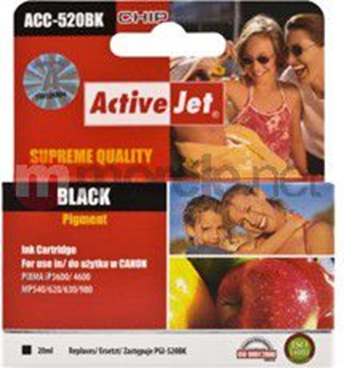 Attēls no Tusz Activejet tusz ACC-520BN / PGI-520Bk (black)