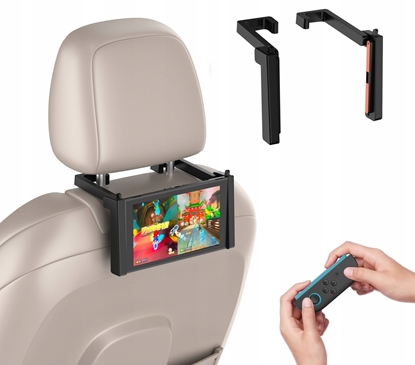 Picture of Uchwyt Stojak Mocowanie Na Zagówek Samochodu Magnes Do Nintendo Switch 2 / Ns2299-v3
