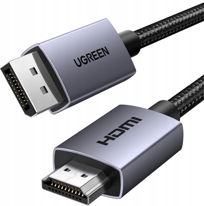 Attēls no Ugreen Kabel DisplayPort do HDMI DP123 4K 30Hz, 1,5m