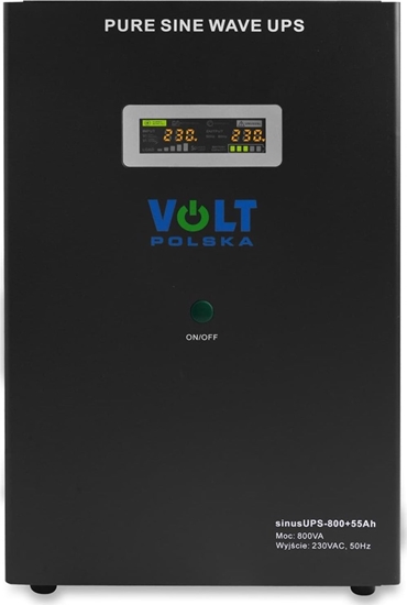 Изображение UPS Volt Zasilacz awaryjny SINUS UPS 800 + 55Ah (500/800W)