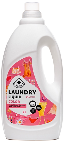 Picture of Veļas mazgāšanas līdzeklis KVADRO Color, 2l