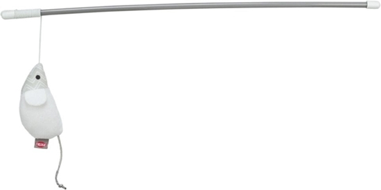 Picture of Wdka z myszk, zabawka, dla kota, plastik/plusz, 46 cm, z kocimitk