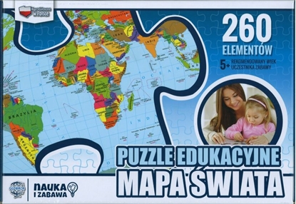 Picture of Zachem Puzzle edukacyjne - mapa wiata