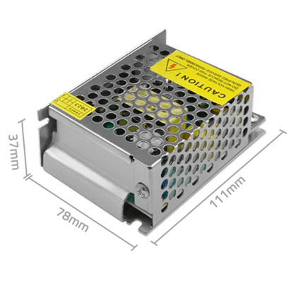 Picture of 12V 60W LED draiveris - barošanas bloks | IP20 | 5A | Qoltec