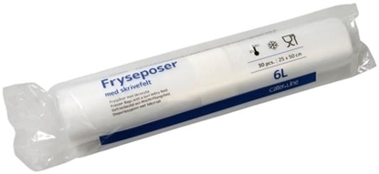 Picture of Abena Freezer bag, Cater-Line, 6 l, clear, LDPE/virgin, 25x50cm
