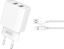 Picture of adowarka Xo adowarka Sieciowa Ce02C 2X Usb 2,1A Biaa + Kabel Usb-C