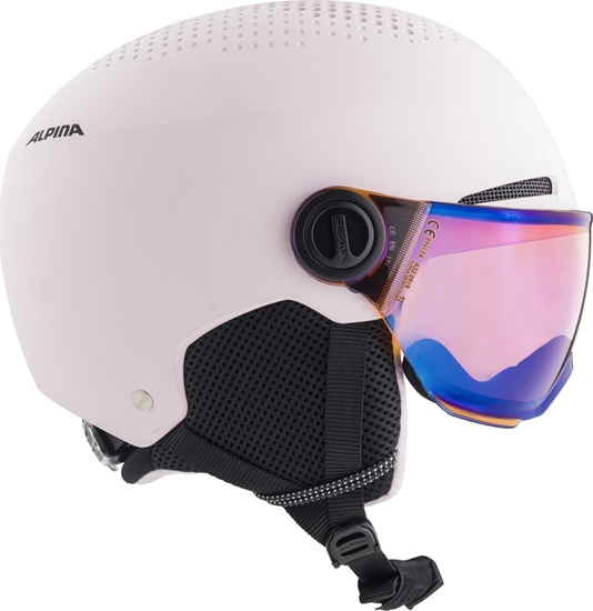 Picture of Alpina ML Kask narciarski ALPINA ZUPO VISOR Q-LITE ROSE 51-55