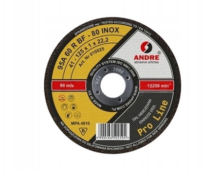 Picture of Andre Tarcza do metalu 230 x 2,0mm INOX PRO LINE 95A36RBF