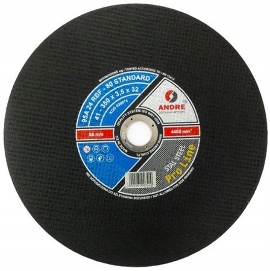 Picture of Andre TARCZA DO METALU 350 x 3,5mm x 25,4mm STANDARD PRO LINE 95A24RBF