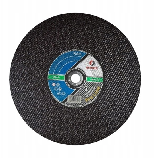 Picture of Andre TARCZA DO METALU 350 x 4,0mm x 25,4mm RAIL 100 PRO LINE 95A24RBF DO SZYN KOLEJOWYCH