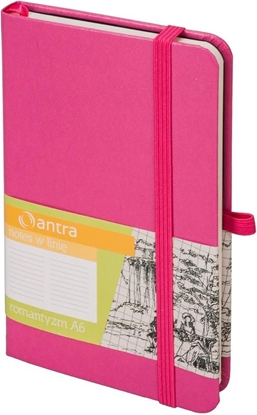 Picture of Antra Notes A6 Linia Romantyzm Malinowy