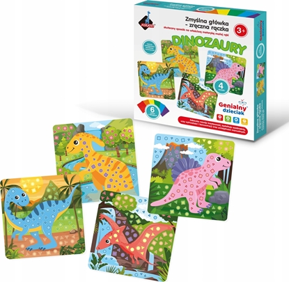 Изображение Askato Wyklejanka Genialny Dzieciak Zrczna rczka - Dinozaury ASKATO