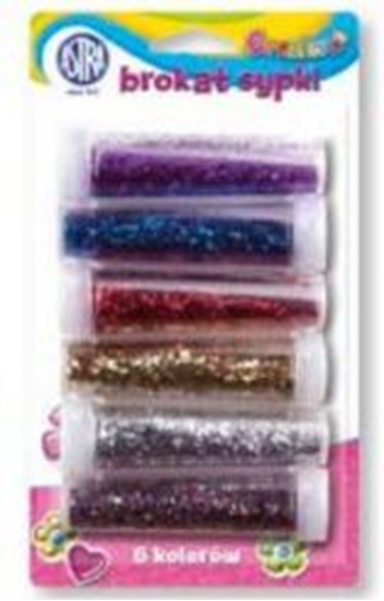 Picture of Astra Brokat sypki 6 kolorw 7g Creativo