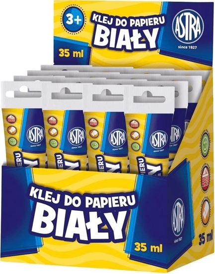 Изображение Astra Klej w tubie biay do papieru 35ml 16szt.