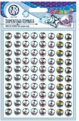 Picture of Astra NAKLEJKI DEKORACYJNE DIAMENTOWA KOMNATA SREBRNE