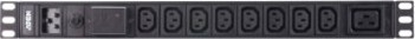 Изображение Aten ATEN PE0209SG 1U 9-Poorts Basic PDU 8x C13 1x C19 16A