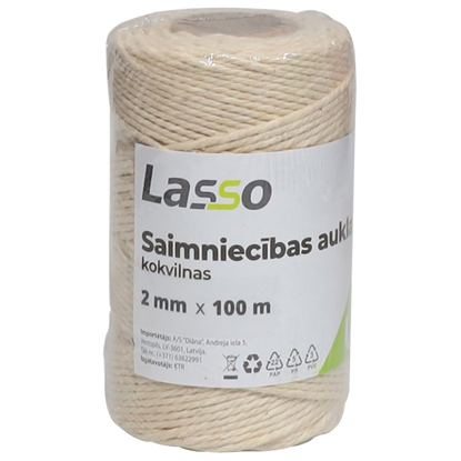 Picture of Aukla saimniecības 2mm 100m kokvilna
