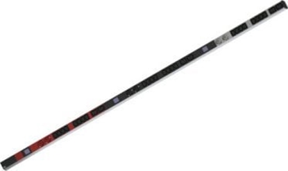 Picture of Bachmann BN0500 19" PDU 1U 24xC13 6xC19, 6x earthing contact, power measurement, connection CEE 3x 16A,red