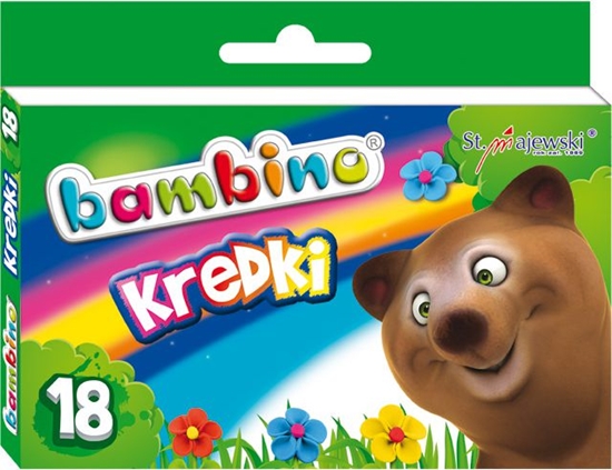 Picture of Bambino Kredki BAMBINO, 18 kolorów, licencja BAMBINO