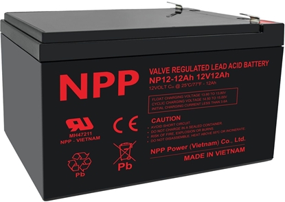 Изображение Battery 12 V 12 Ah T2(F2) Pb AGM NPP