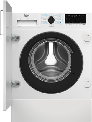 Изображение BEKO Washing machine | B3WBT671415W | Energy efficiency class A | Front loading | Washing capacity 7 kg | 1200 RPM | Depth 55 cm | Width 60 cm | Digital | Steam function