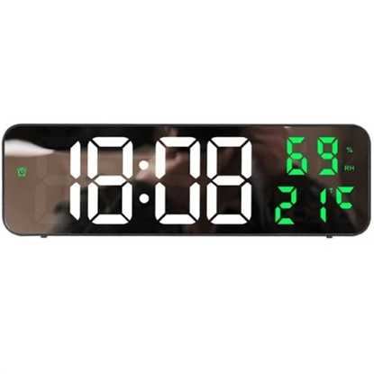 Picture of Blackmoon ST-6001 LED clock with thermometer