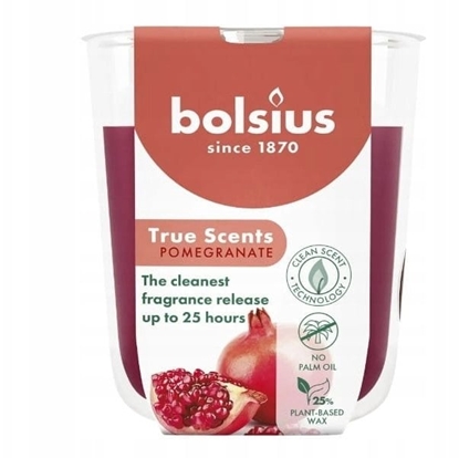 Attēls no Bolsius wieca aromatyczna szklana granatowa O80x73mm 8717847188540 8717847188540