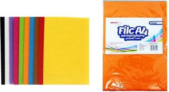 Изображение BREWIS Filc A4 samoprzylepny 10 kolorw /FCK410/