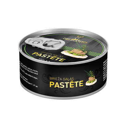 Изображение Brieža gaļas pastēte LĀČI, 100g