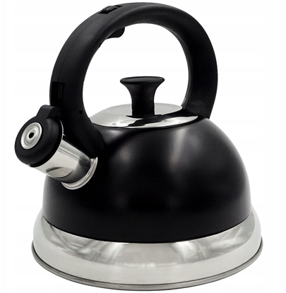 Picture of Brunbeste Czajnik stalowy z gwizdkiem tradycyjny do indukcji czarny 2.5L BB-2392