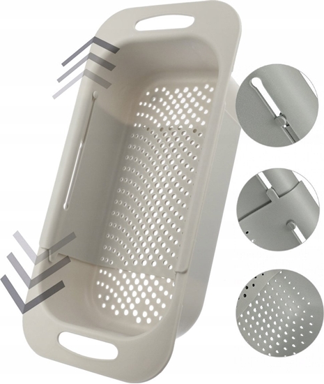 Picture of Brunbeste OCIEKACZ KOSZYK ROZSUWANY REGULOWANY DO ZLEWU 3290